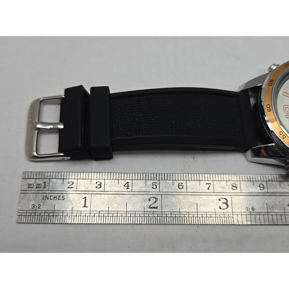 Relic Barrett ZR12186 Analog Digital Rose Bezel Quartz Mens Watch New Battery - Picture 9 of 10